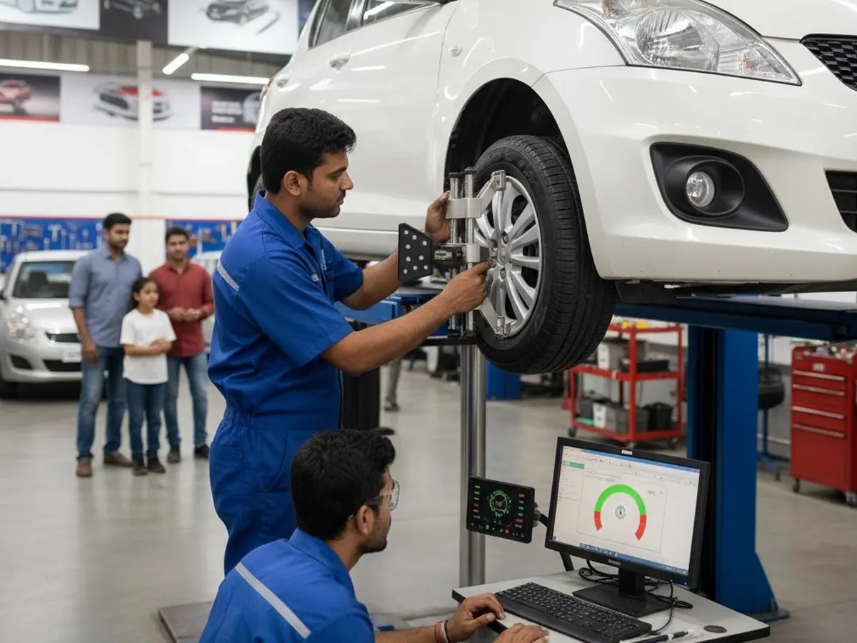 Why Wheel Alignment and Suspension Checks Matter During a Used Car PDI