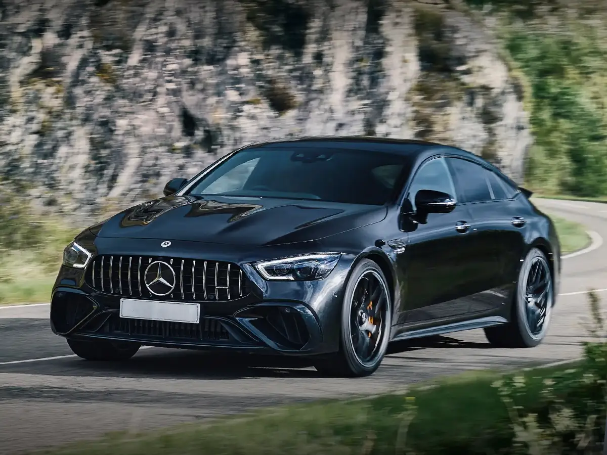 Mercedes-AMG GT 63 S E-Performance plug-in hybrid, 2.9-second 0-100 kmph acceleration, 316 kmph top speed, ₹3.72 crore India price — luxury performance sedan