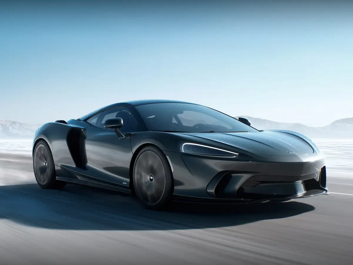 McLaren GTS luxury supercar with 3.2-second 0-100 kmph time, 326 kmph top speed, priced at ₹3.72 crore in India — lightweight British performance car