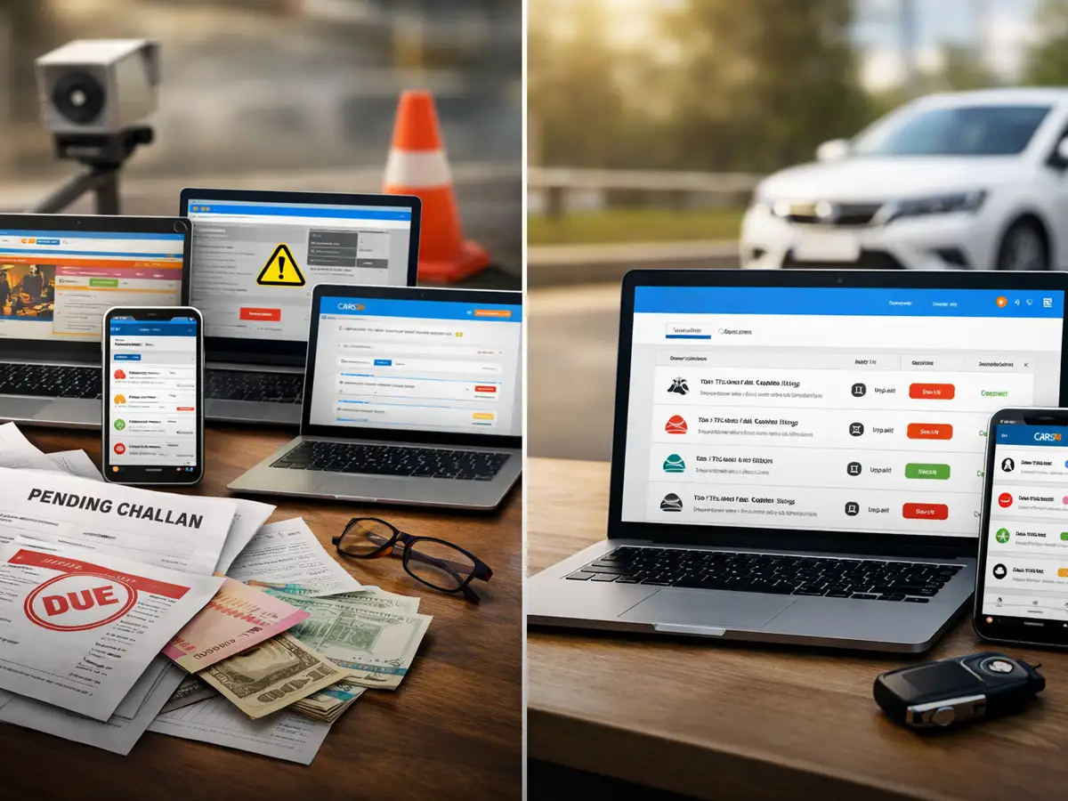 Why CARS24’s Traffic Challan Tool Makes Managing Fines Simpler Than Government Portals
