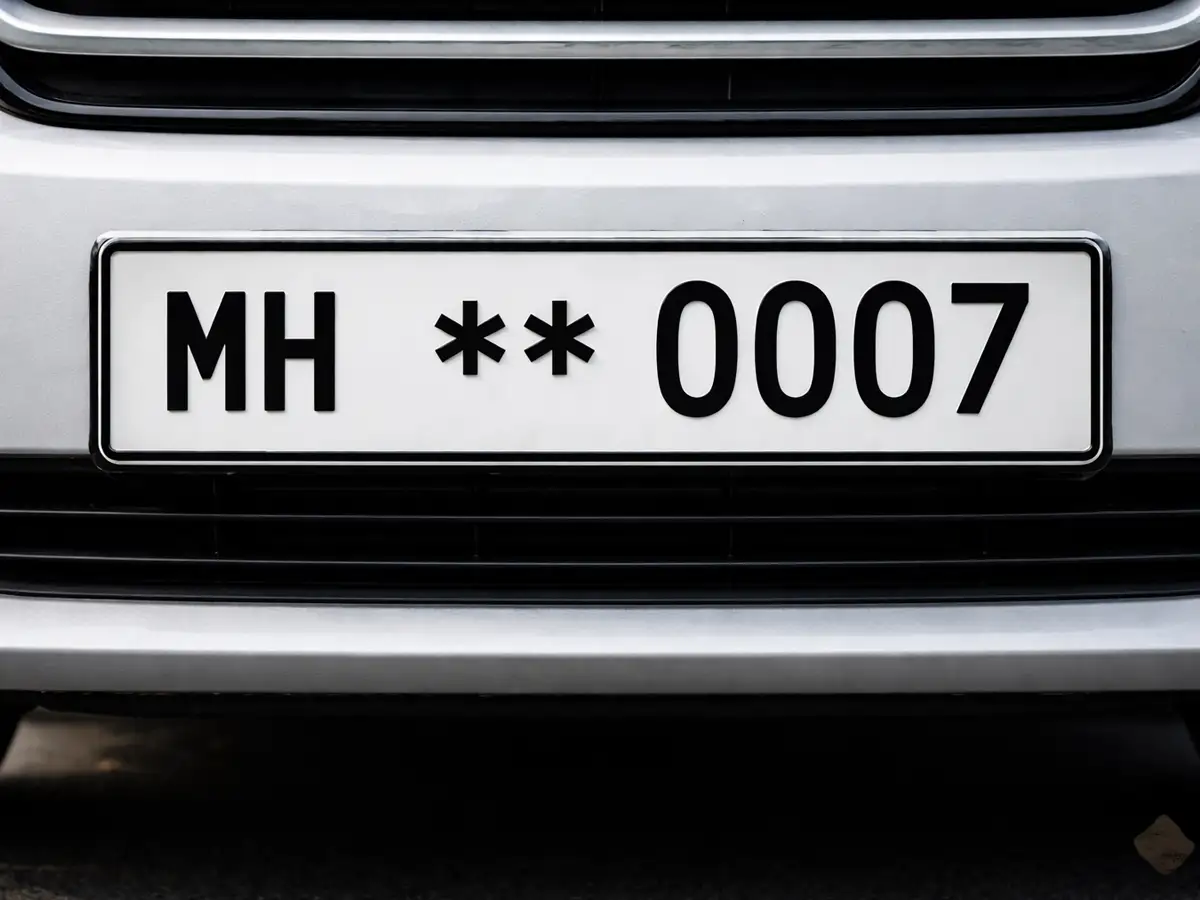 0007 Number Plate Price in Maharashtra