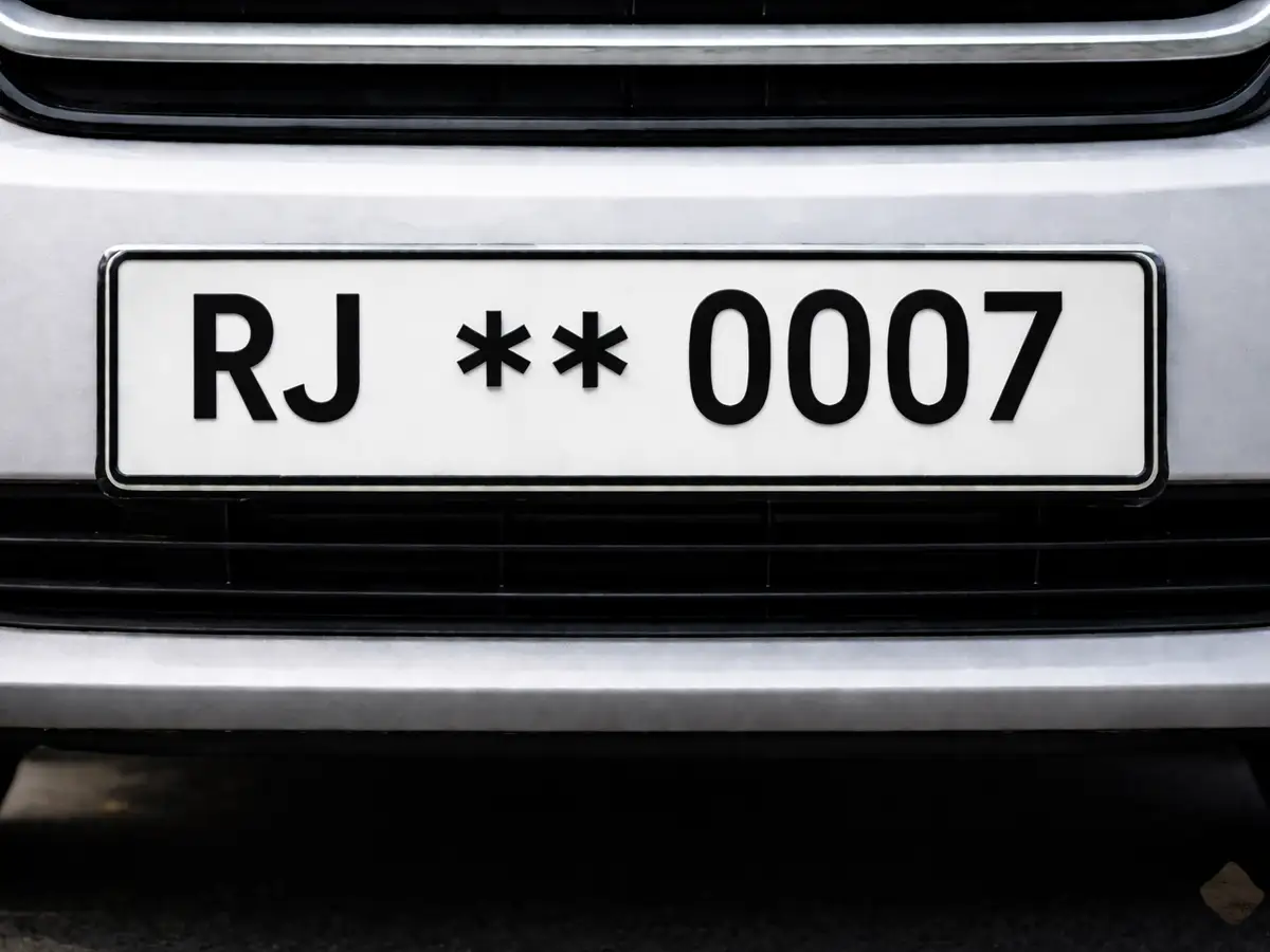 0007 Number Plate Price in Rajasthan