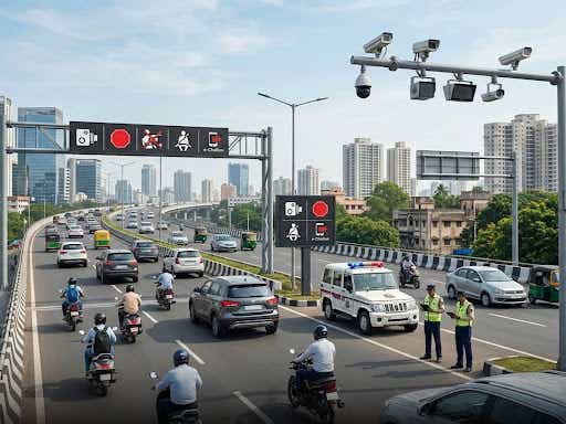 These 12 States Account for 80% of India’s Traffic Challans in 2025
