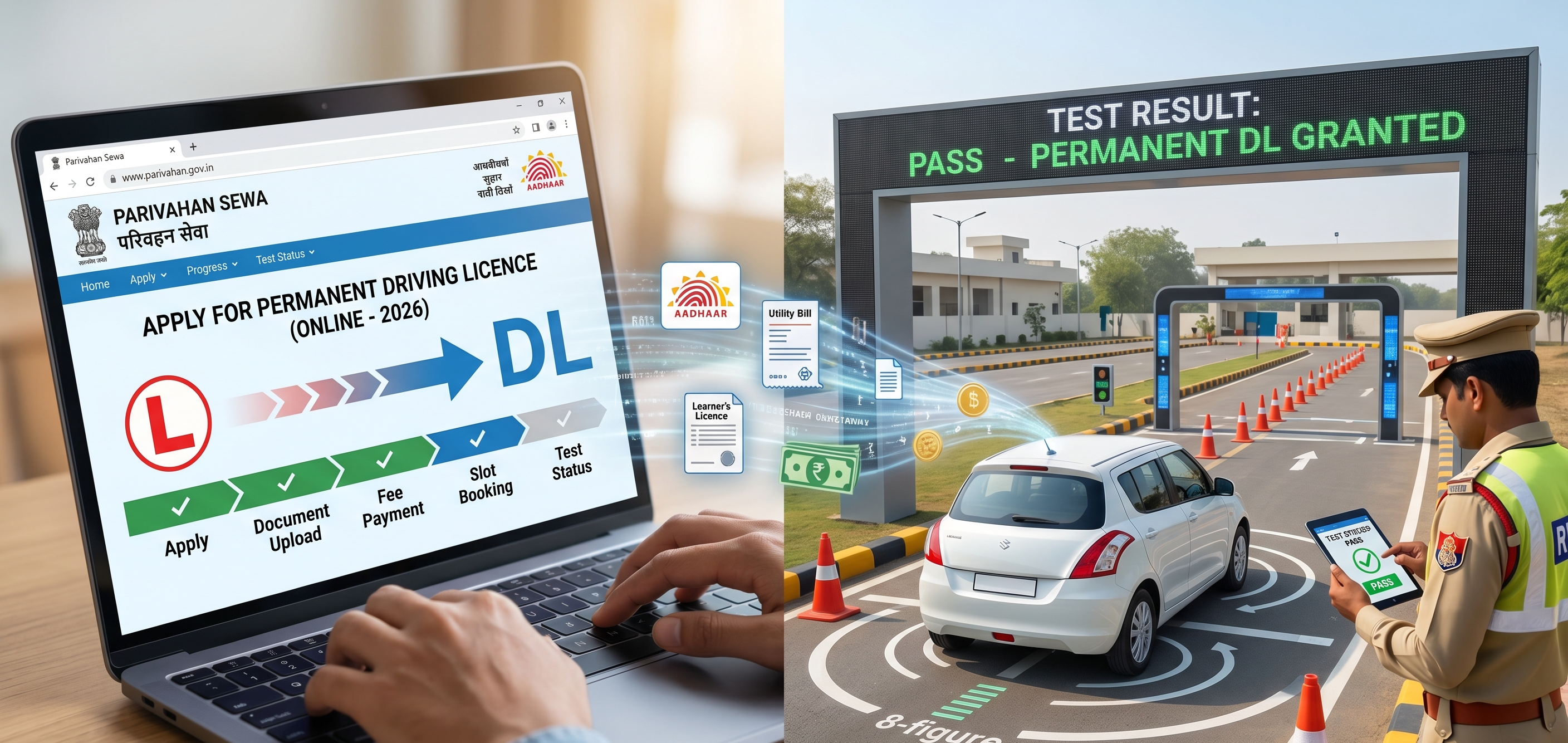 How to Apply for a Driving Licence Online in India (2026)