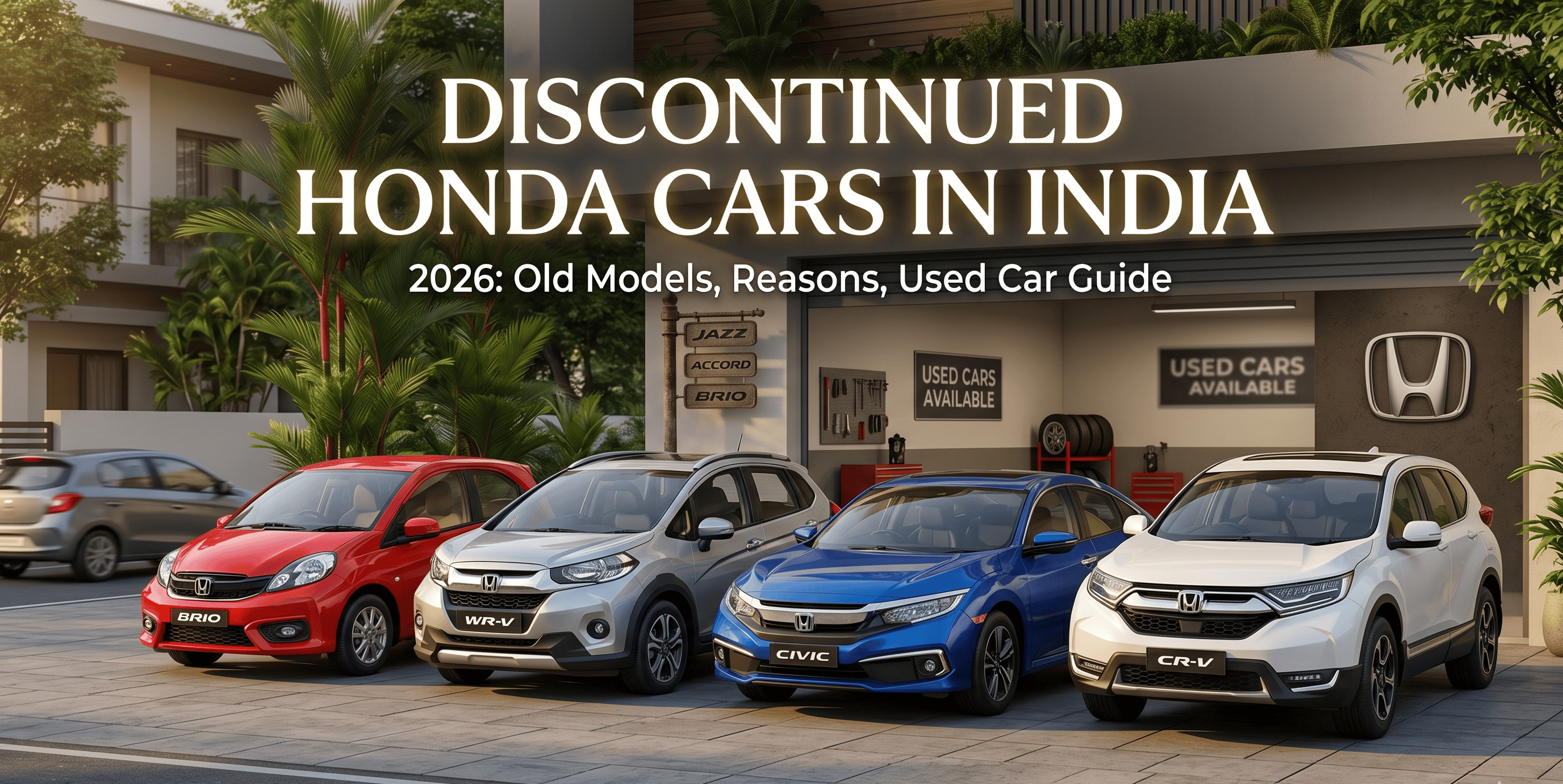 Discontinued Honda Cars in India
