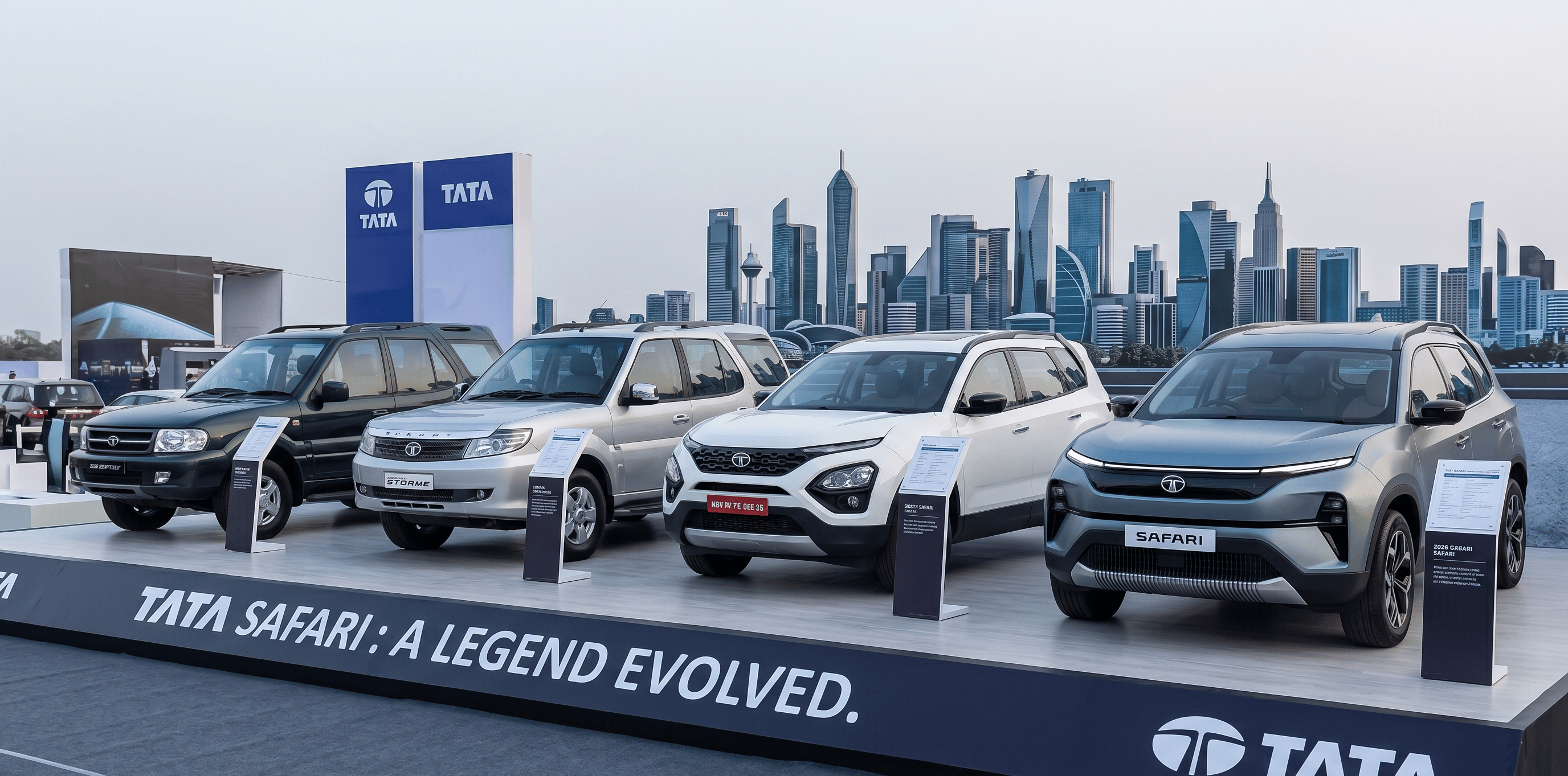 Tata Safari Generations
