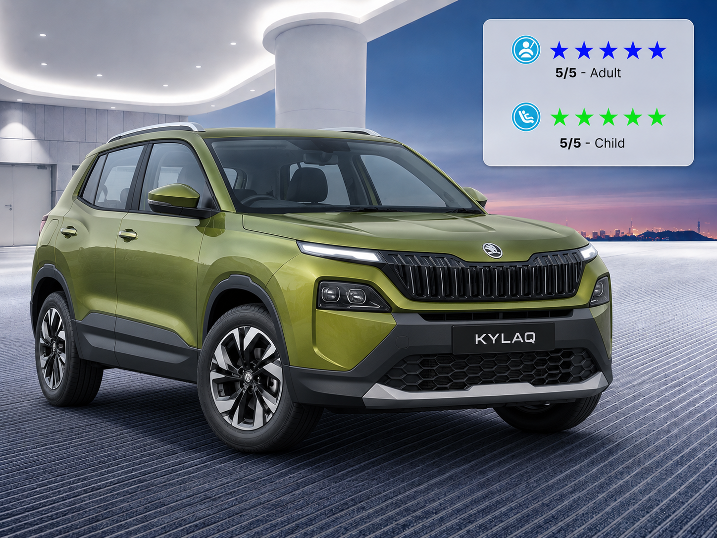 Skoda Kylaq safety Rating