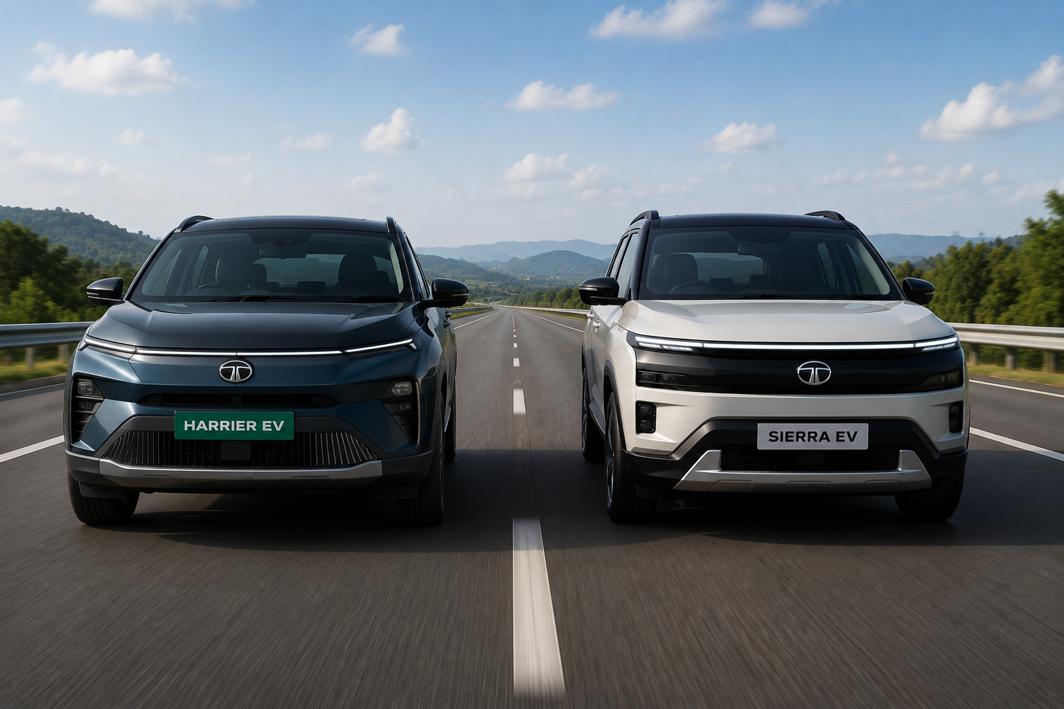 Tata Harrier EV vs Tata Sierra EV