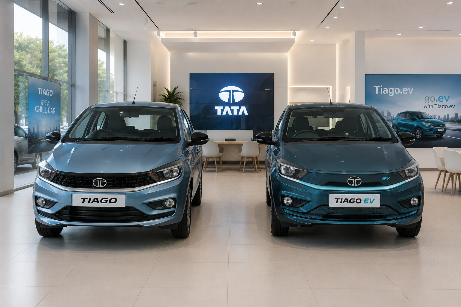 Tata Tiago ICE vs Tiago EV