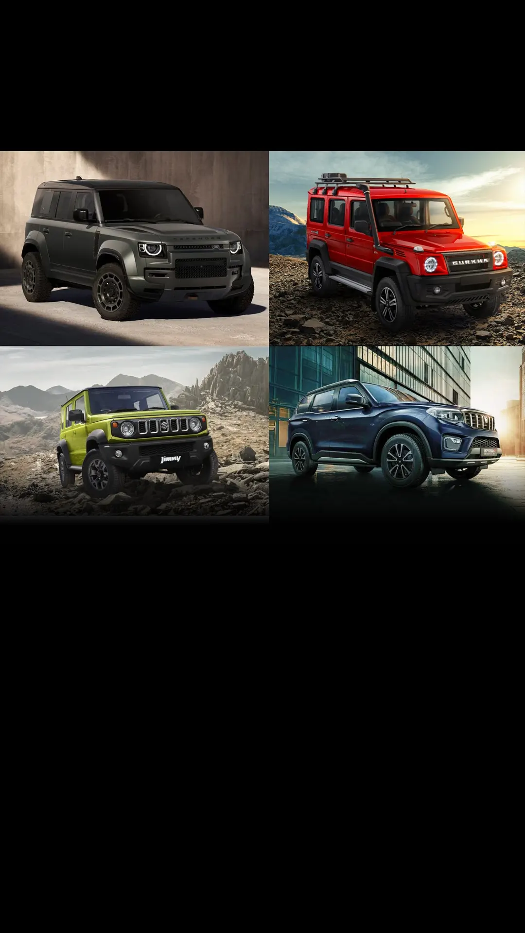 Best 4x4 Cars in India 2025