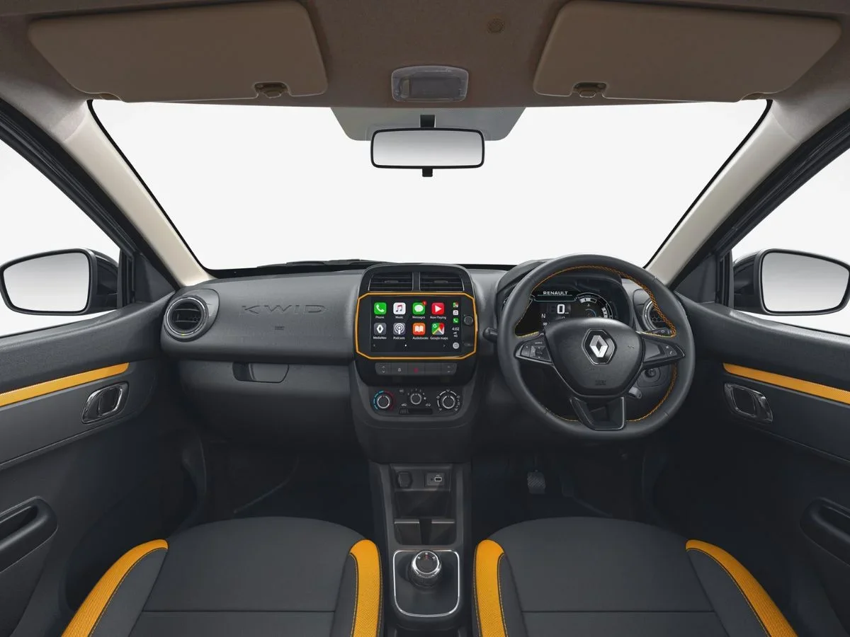 2025 renault kwid anniversary edition dashboard interior
