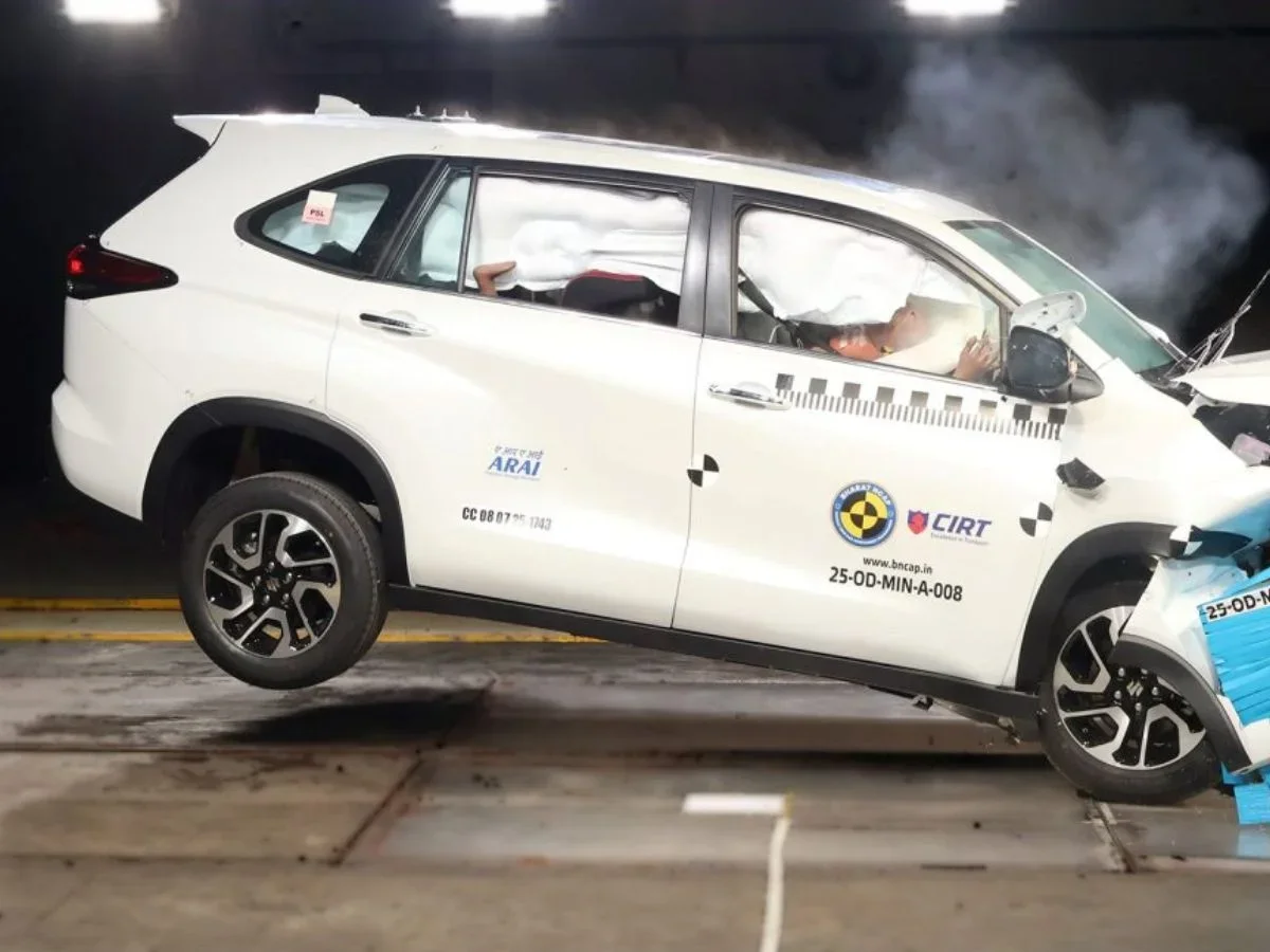 2025 maruti suzuki invicto safety rating crash test side bharat ncap
