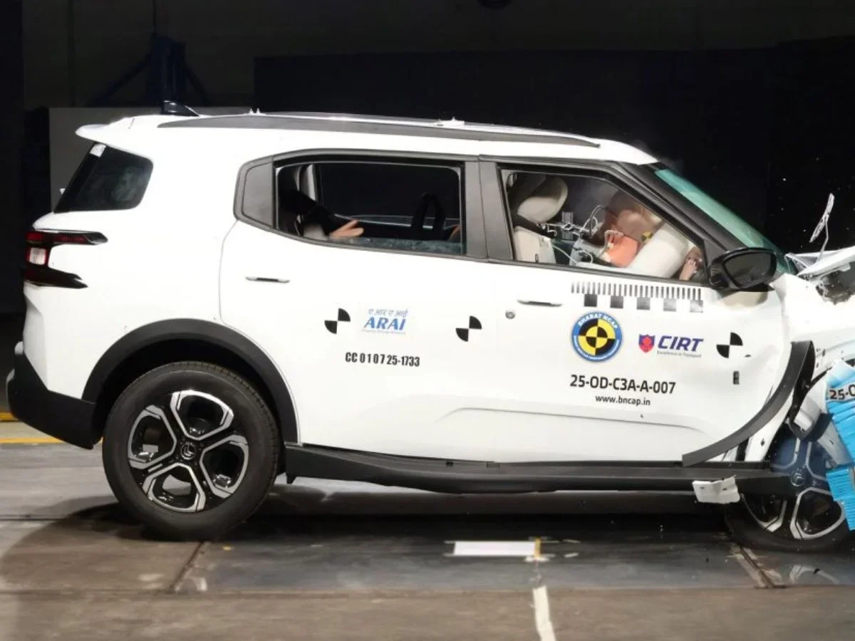 citroen aircross safety rating front impact bncap