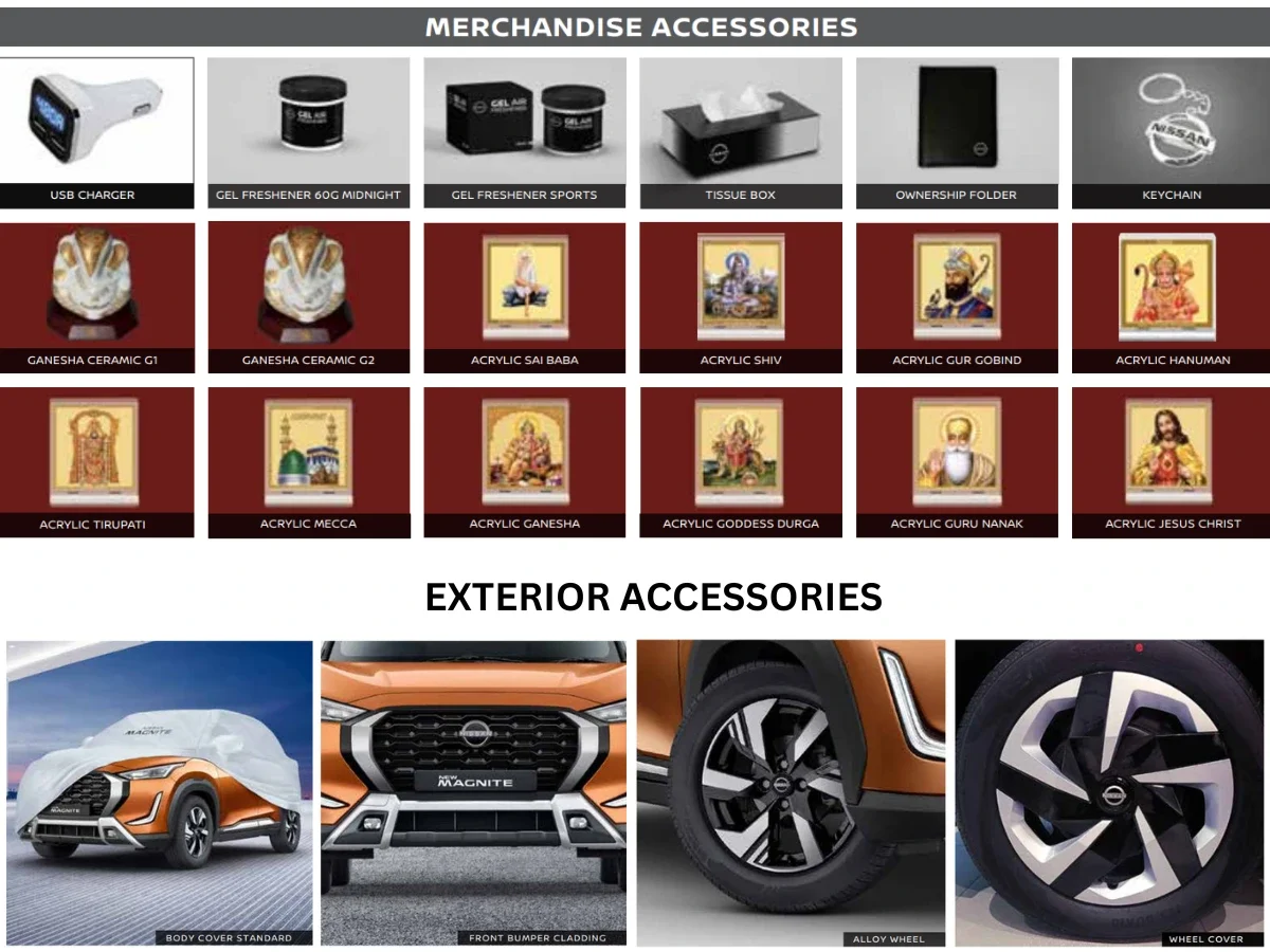 Nissan Magnite Accessories