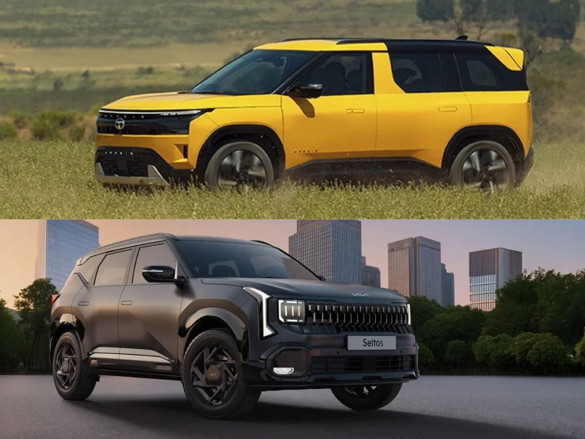 Tata Sierra Vs Kia Seltos mileage 