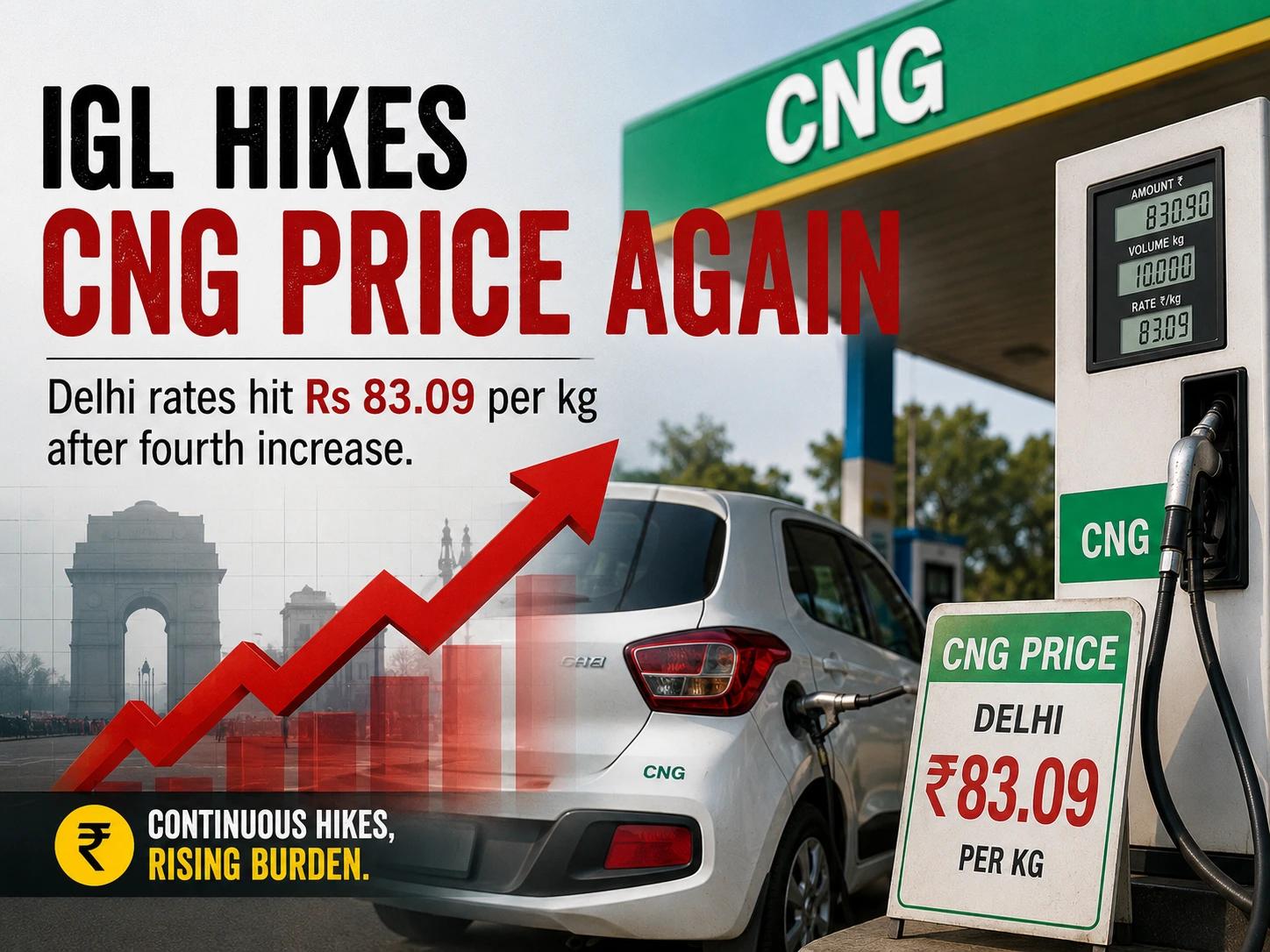 IGL hikes CNG price