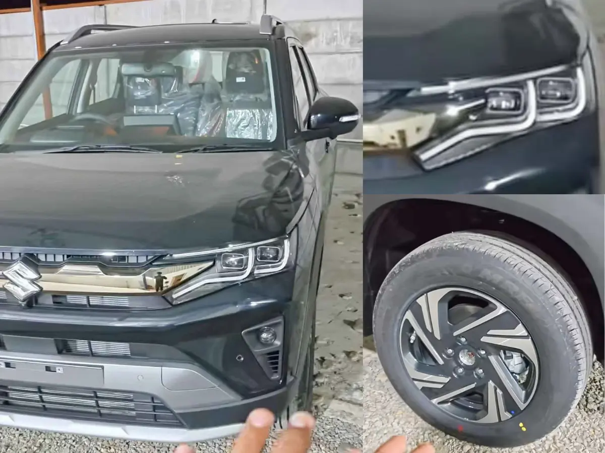 Maruti Suzuki Brezza Front Profile Black Colour Option