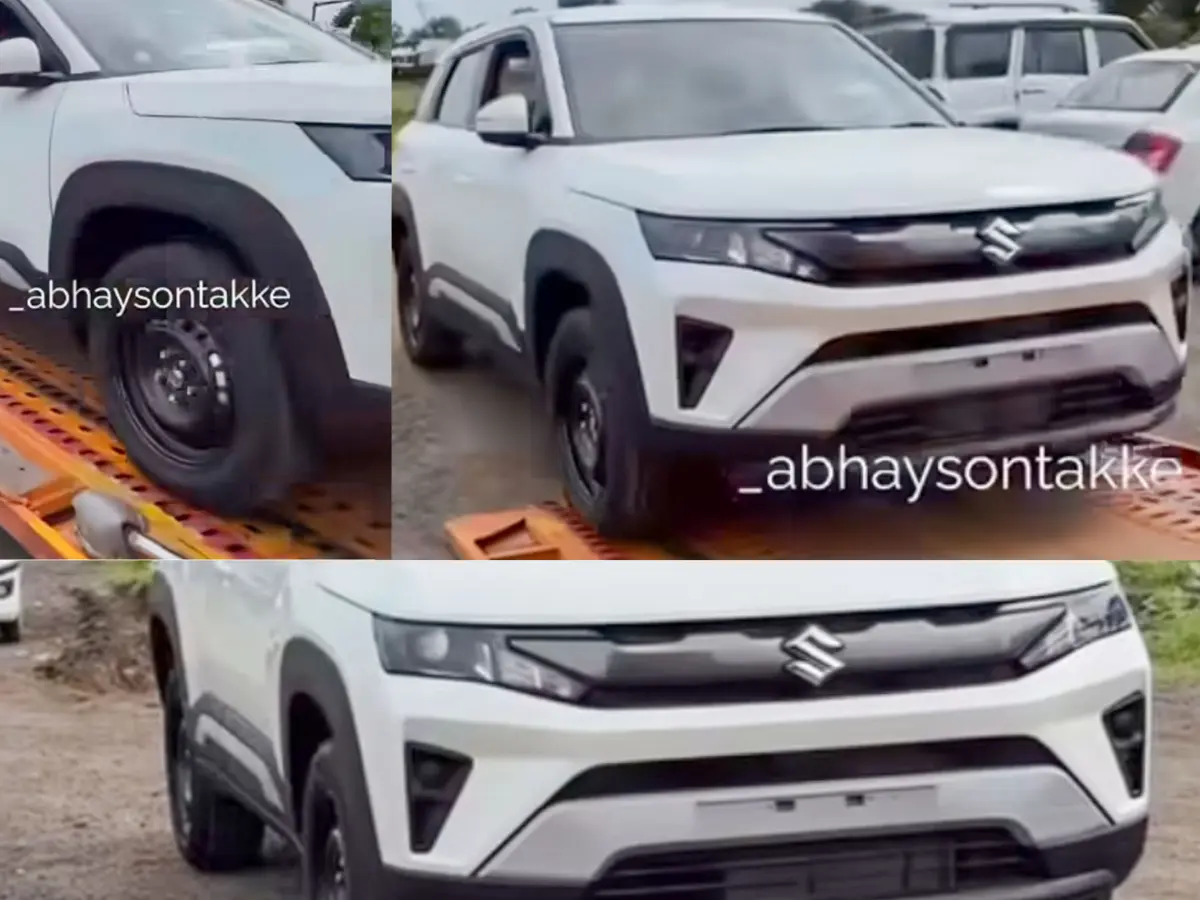 Maruti Suzuki Brezza Facelift Quater Front Profile White  Colour Option