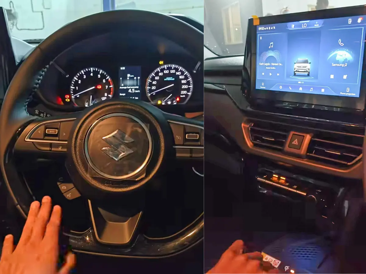 Maruti Suzuki Brezza Top Variant Interior Profile