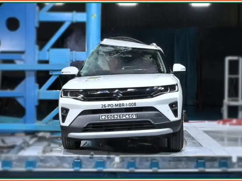 Maruti Brezza Front Profile Crah Test