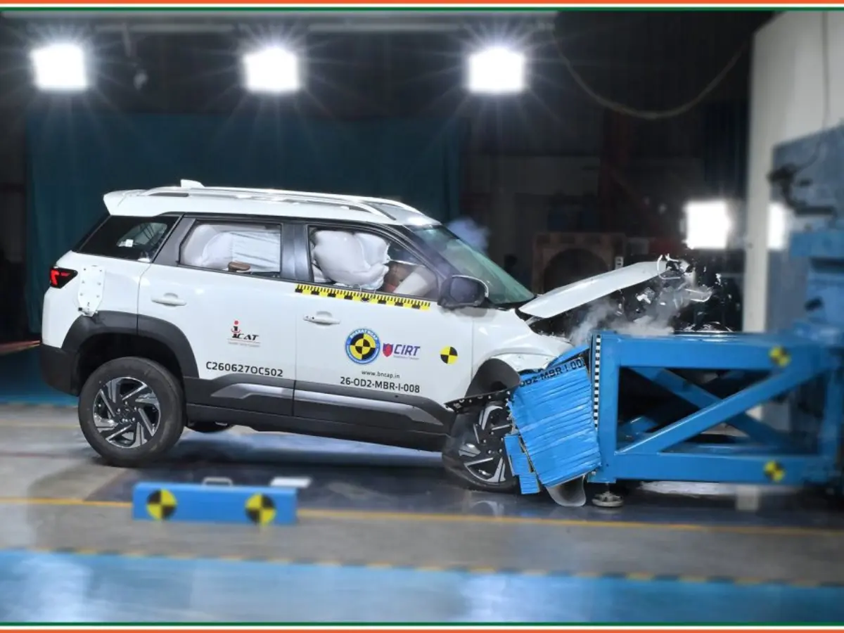 Maruti Brezza Rear Profile Crah Test