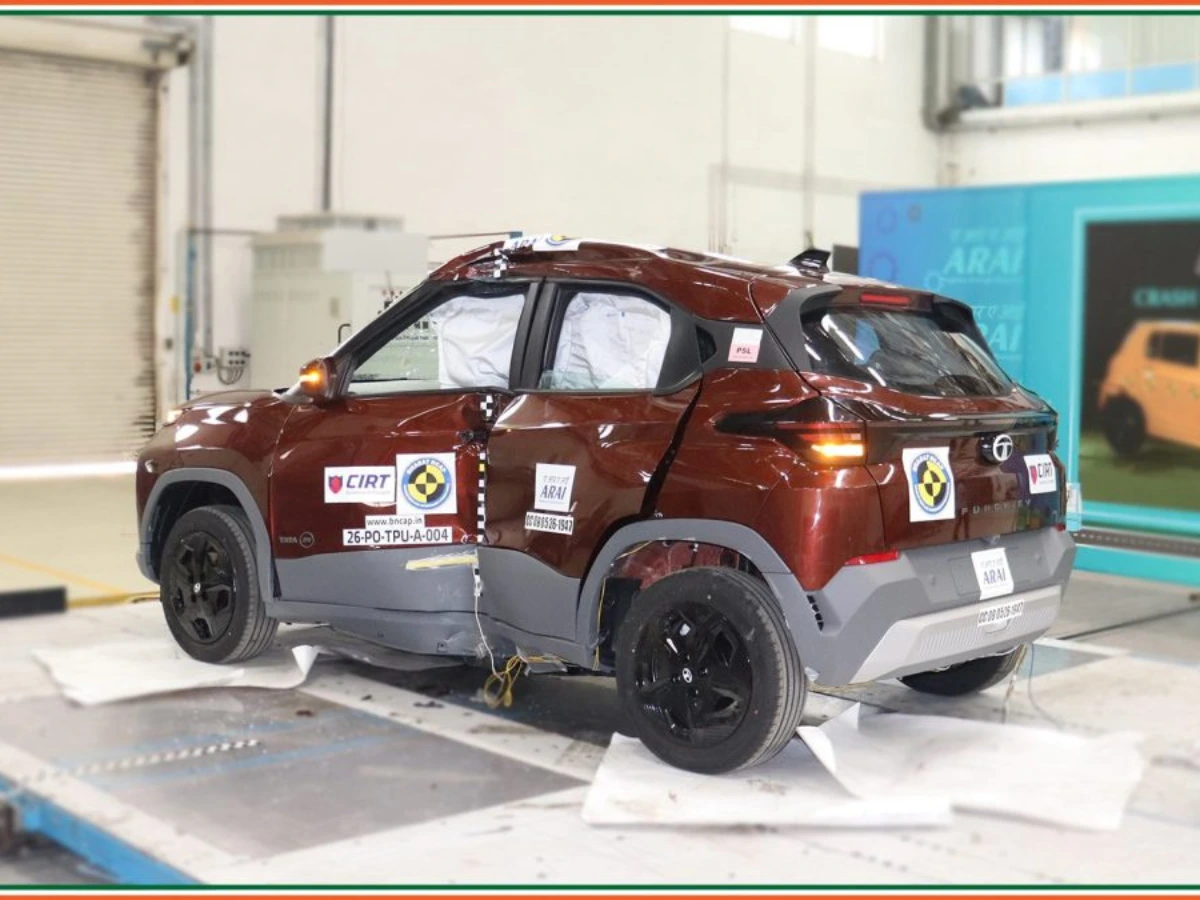 Tata Punch EV Crash Test