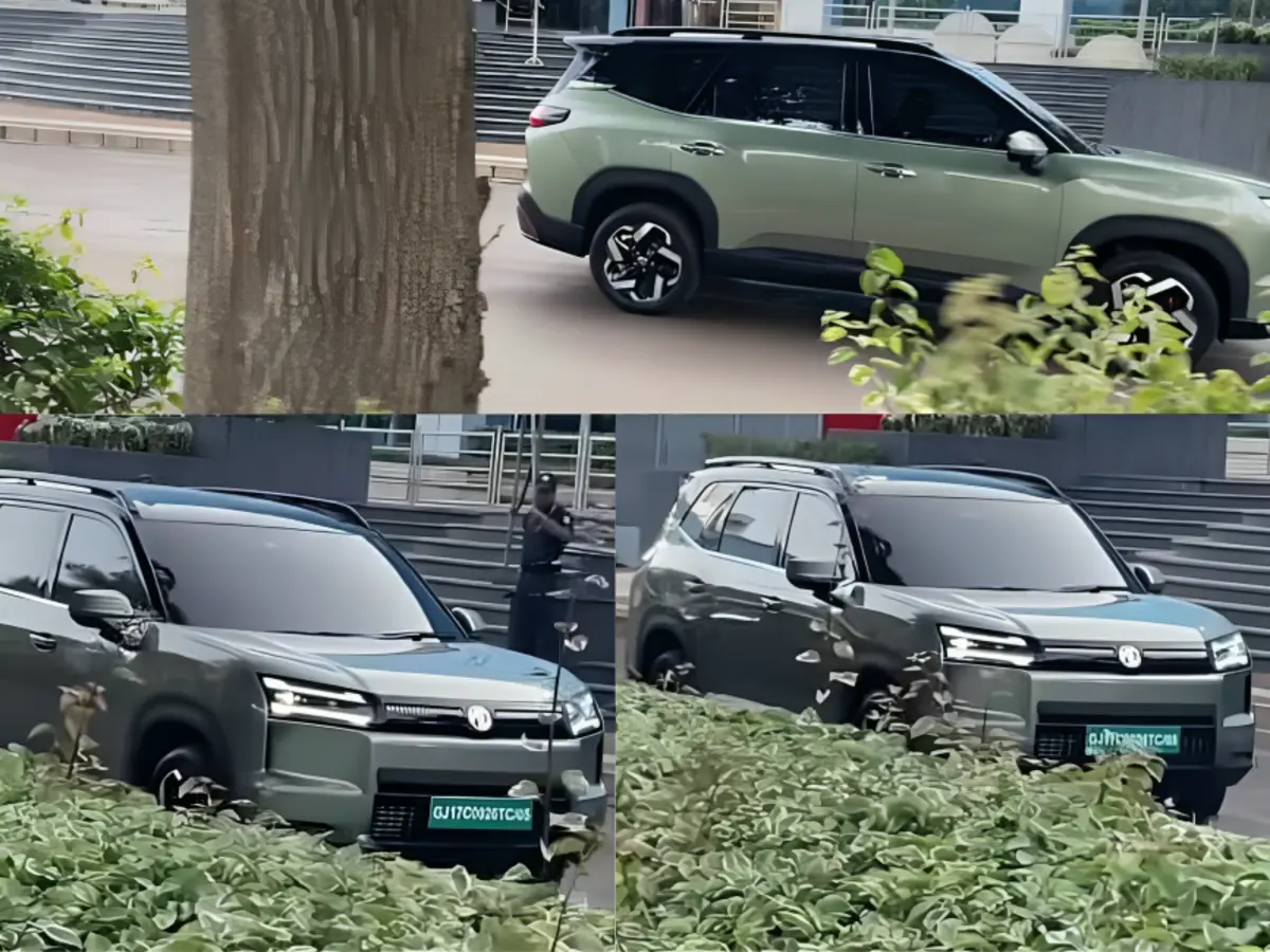 MG Hector Tomahawk EV caught fully undisguised 