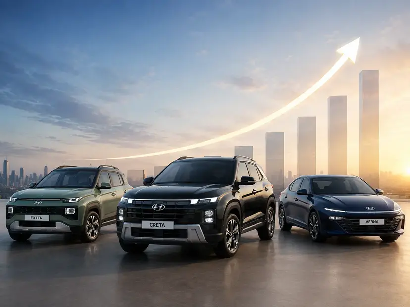 Hyundai Exter, Creta, and Verna