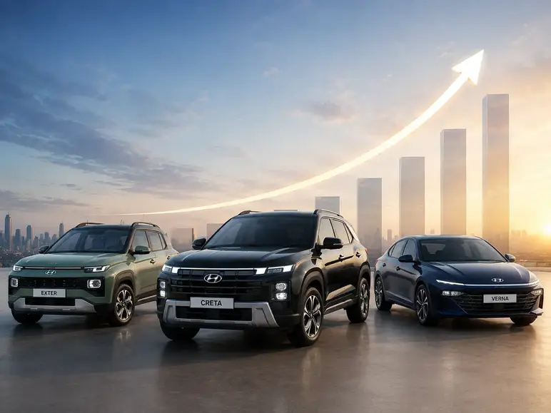 Hyundai Exter, Creta, and Verna