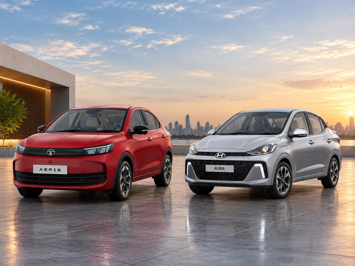 Tata Aeris vs Hyundai Aura