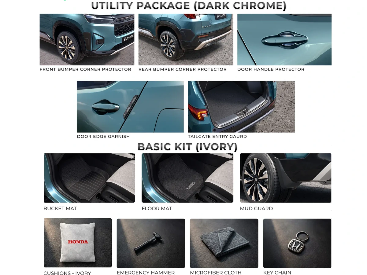 Honda Elevate facelift accessories