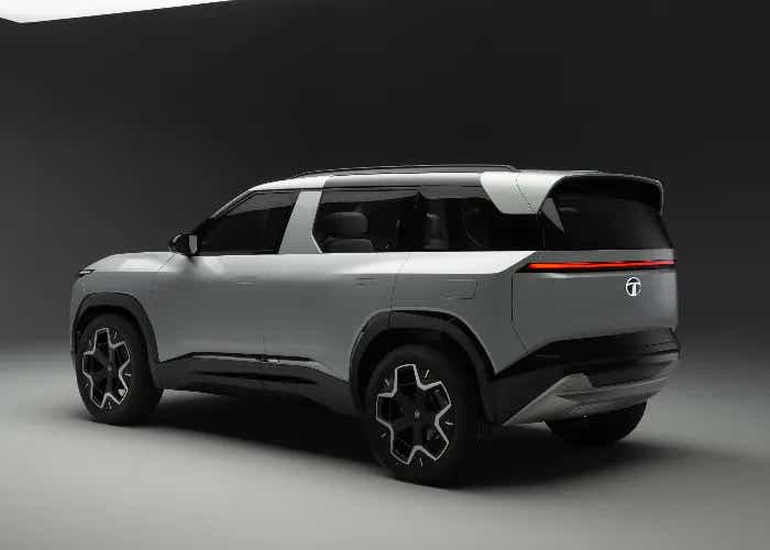 tata sierra concept ev rear profile