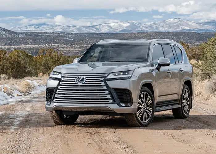2024 lexus LX front profile wallpaper
