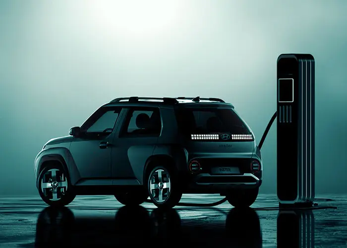 2024 hyundai inster rear charging photo