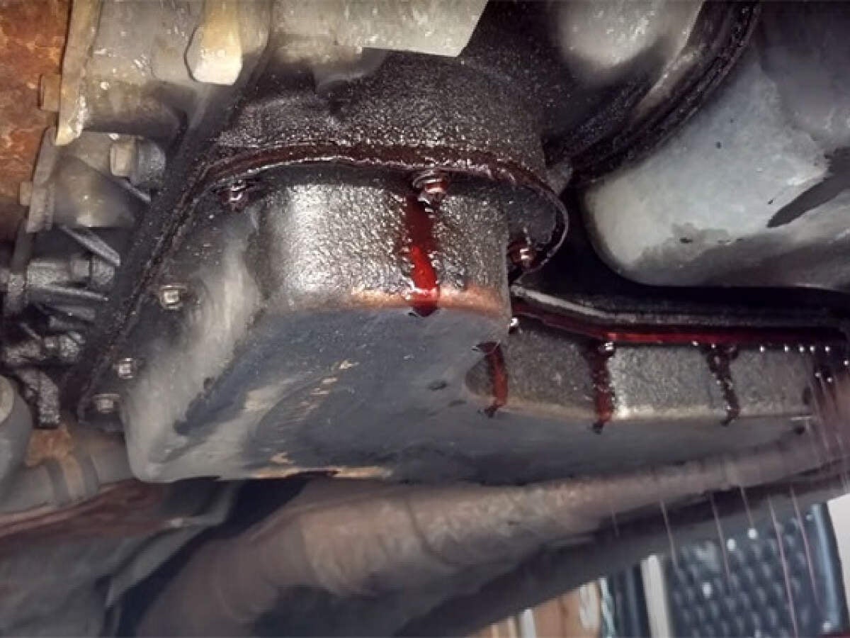 Leaking Gearbox Oil