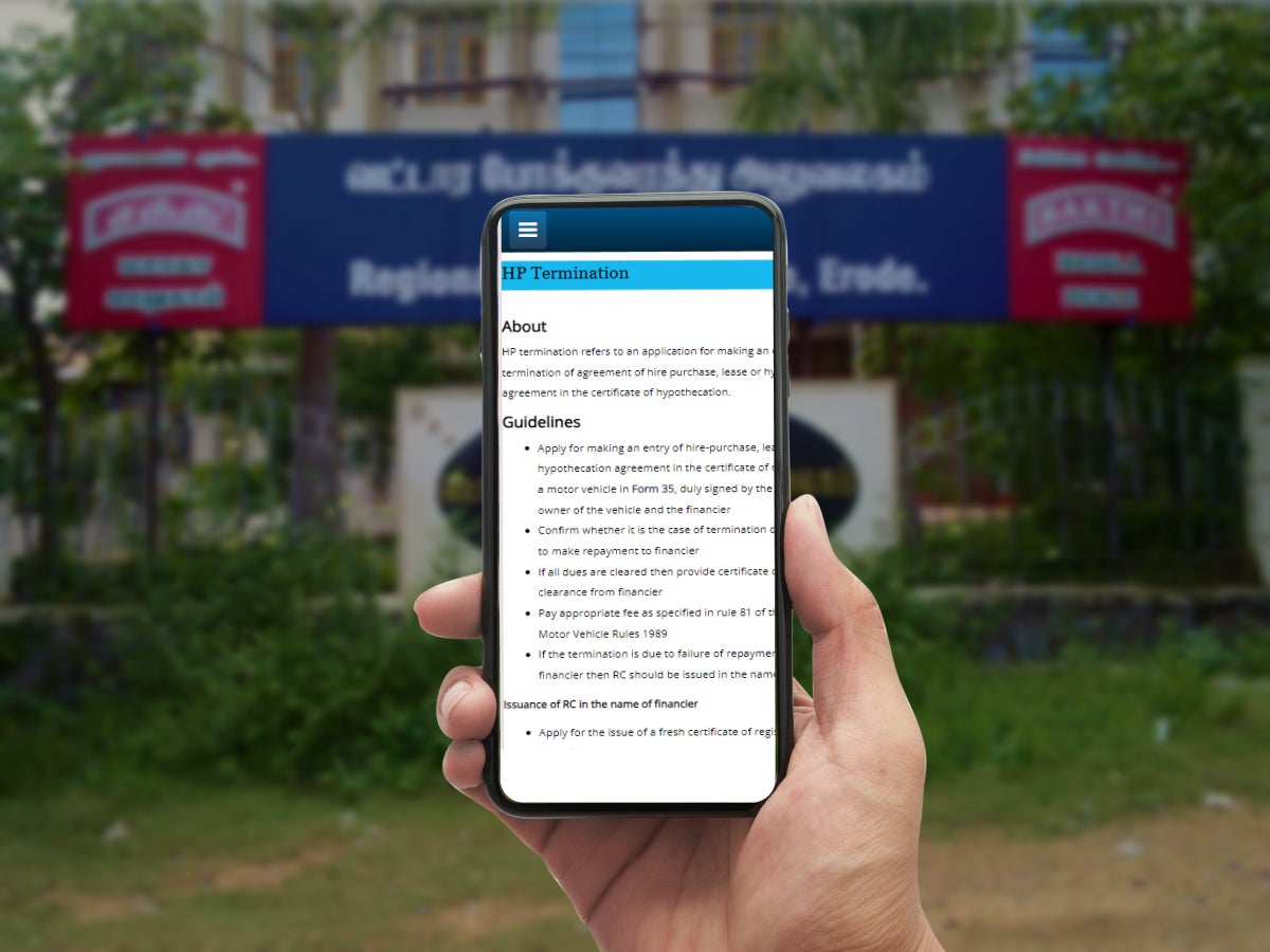 Hypothecation Termination _ How to Remove Hypothecation from RC Online