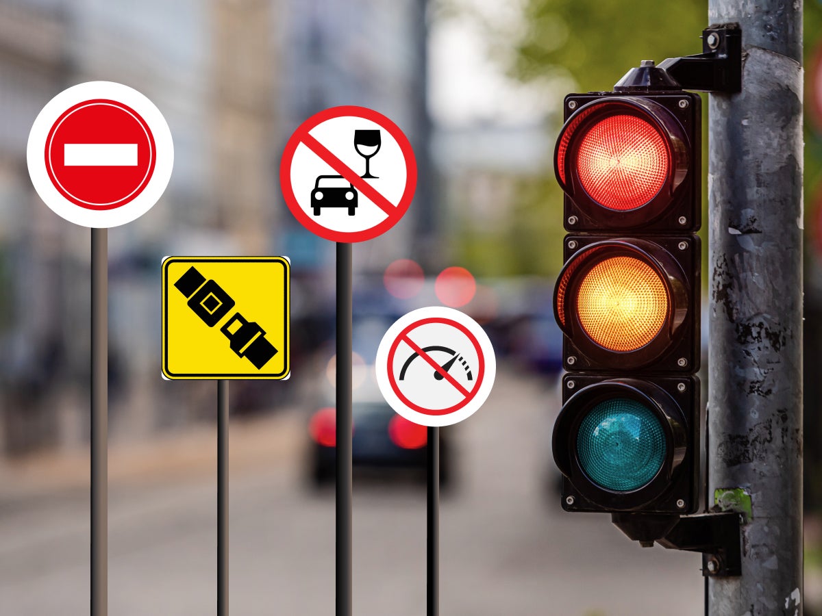 Road safety signs in India