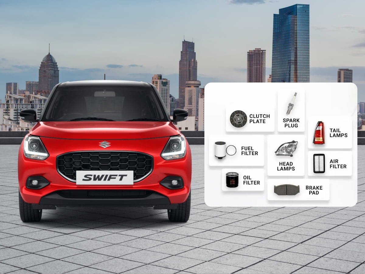 Maruti Suzuki genuine parts & accessories price list - 2024 MGA accessories