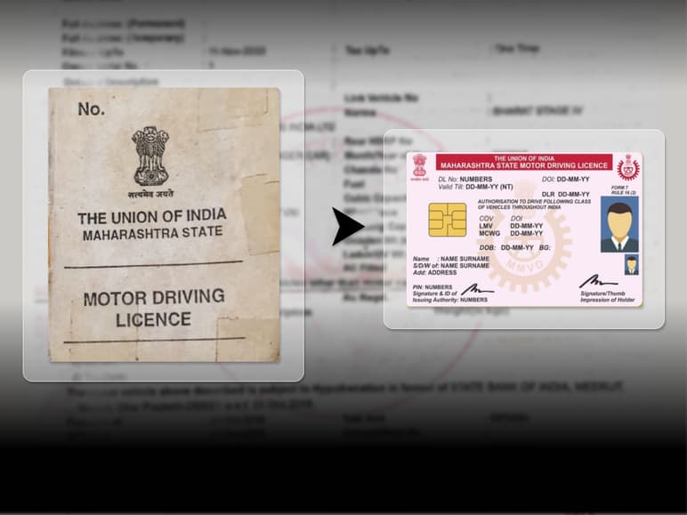 Smart card driving licence