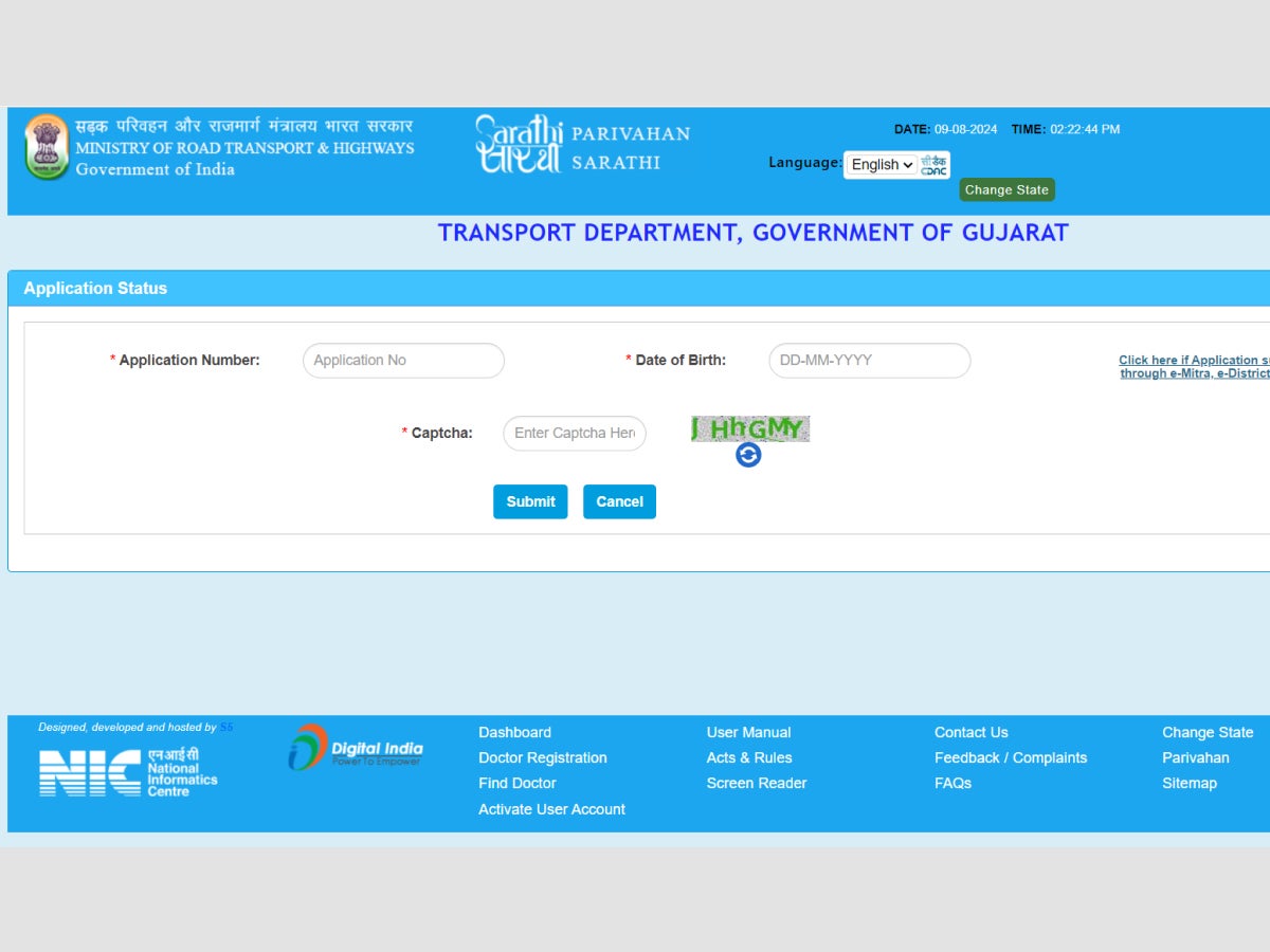DL Status in Gujarat