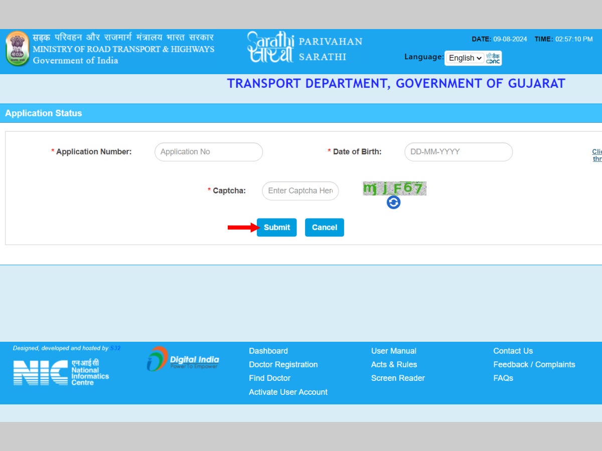 Submit DL Application