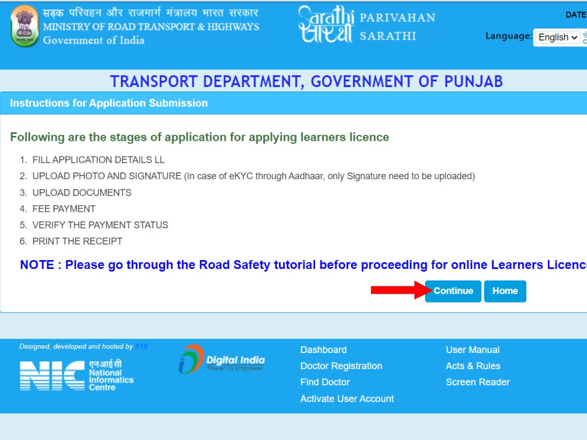 applying for a new driving licence
