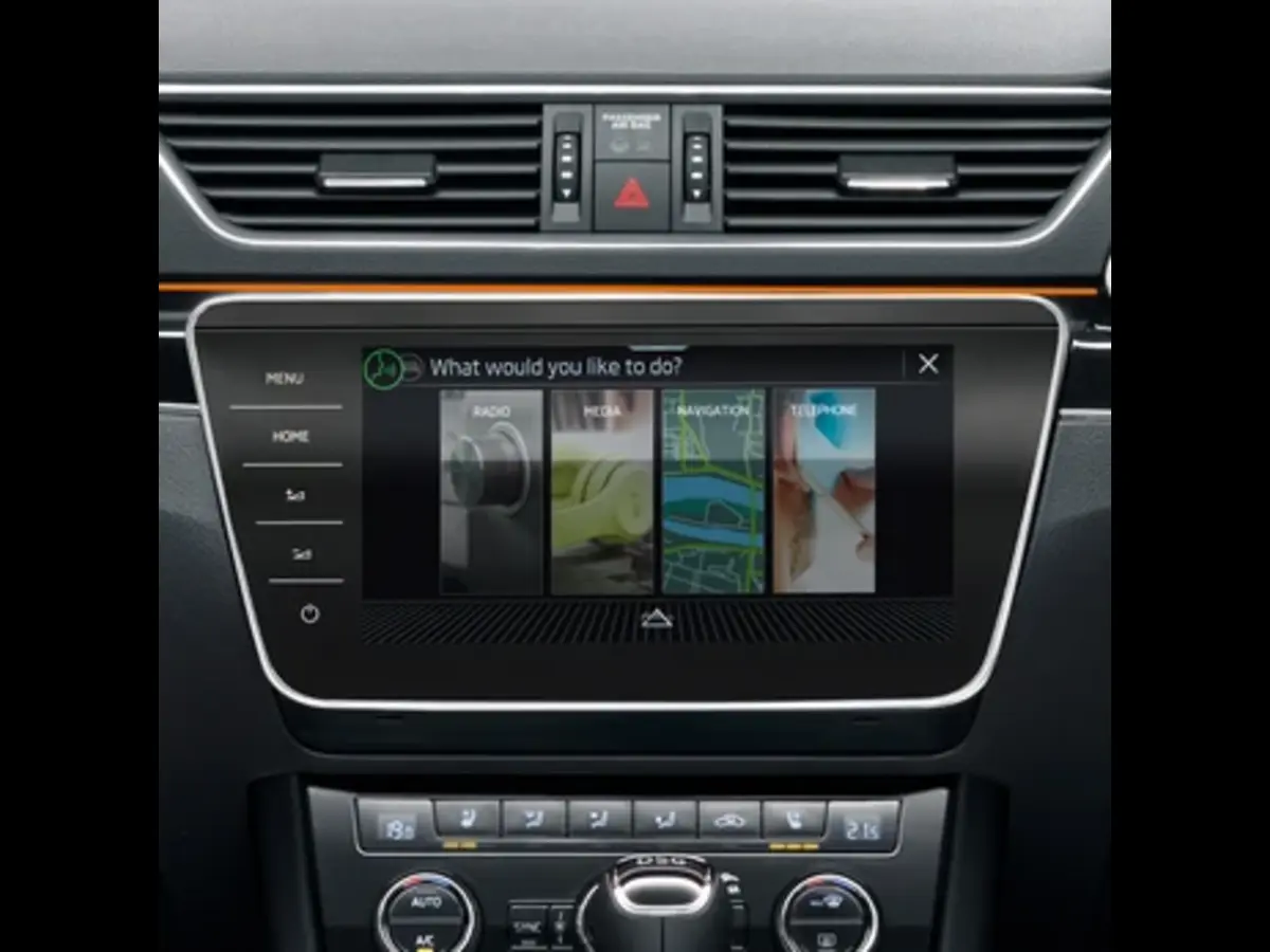 skoda superb infotainment