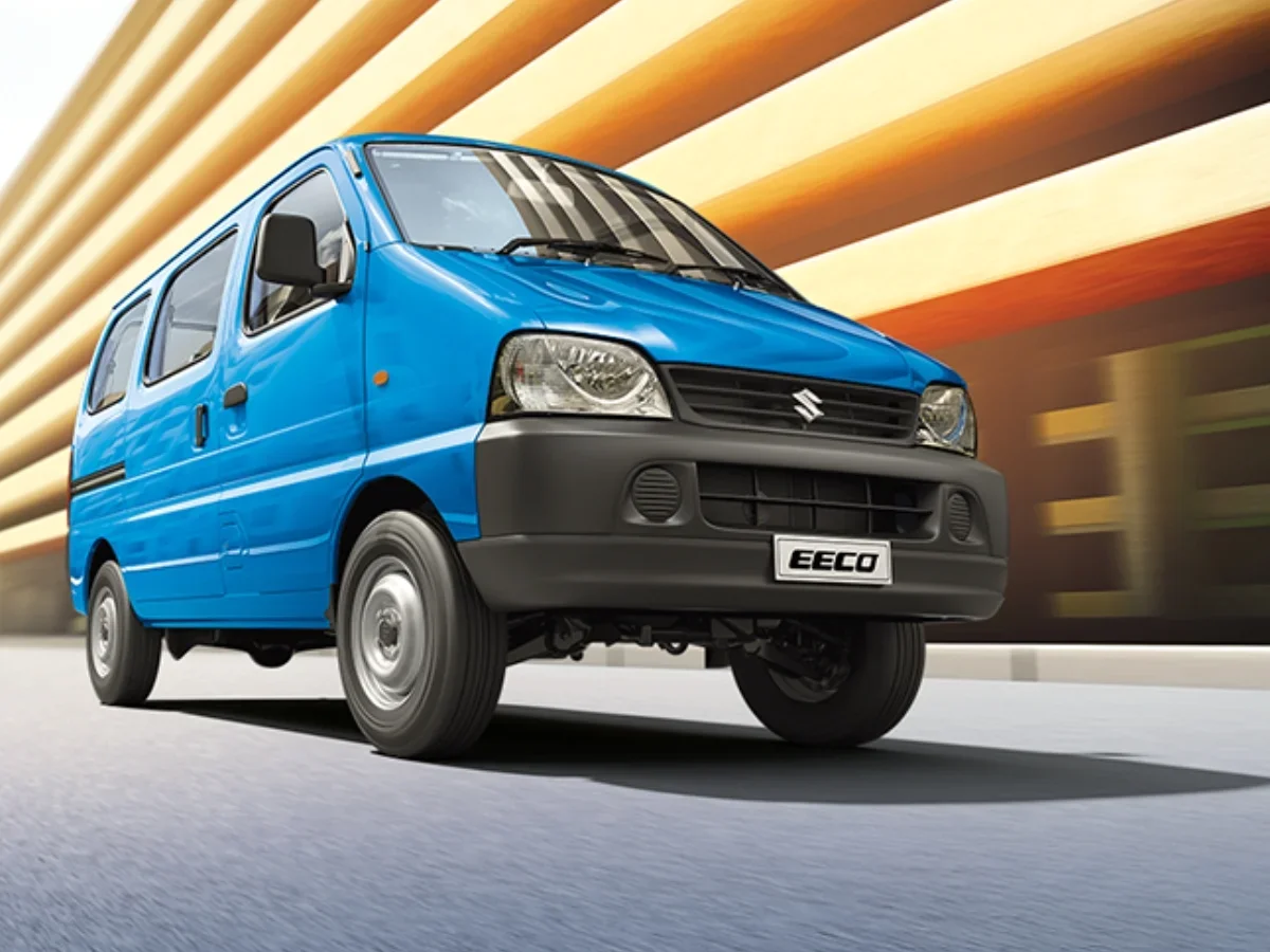 2024 maruti suzuki eeco 7 seater running front photo
