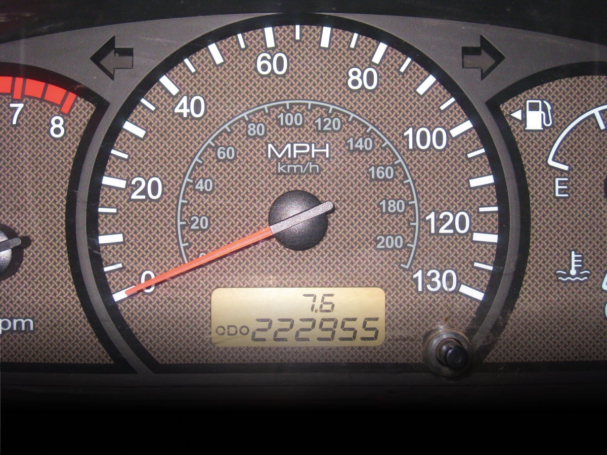 Odometer tampering