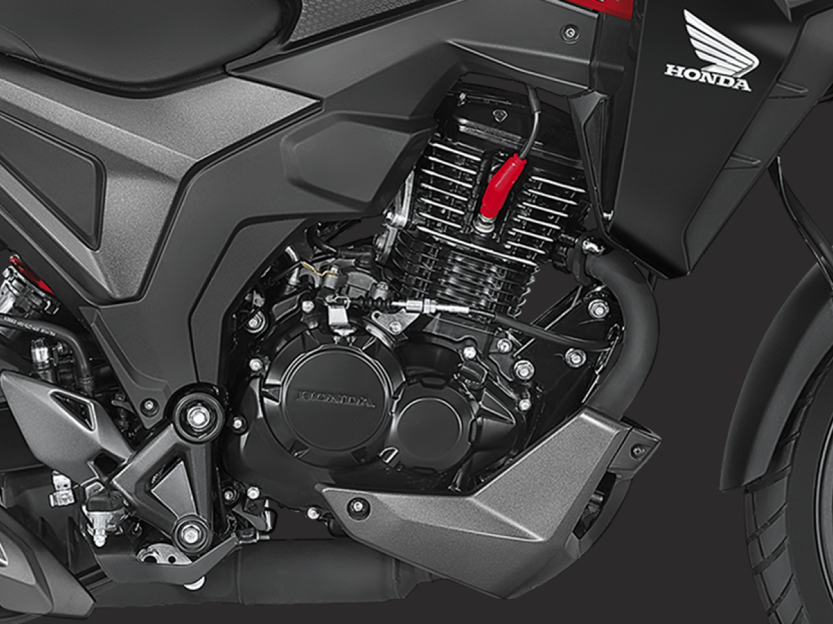 Honda NX200 Engine View