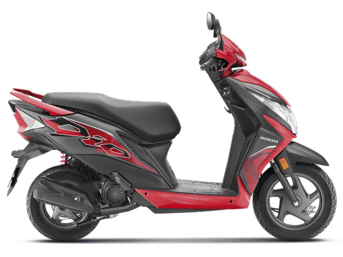 Honda Dio Right Side View
