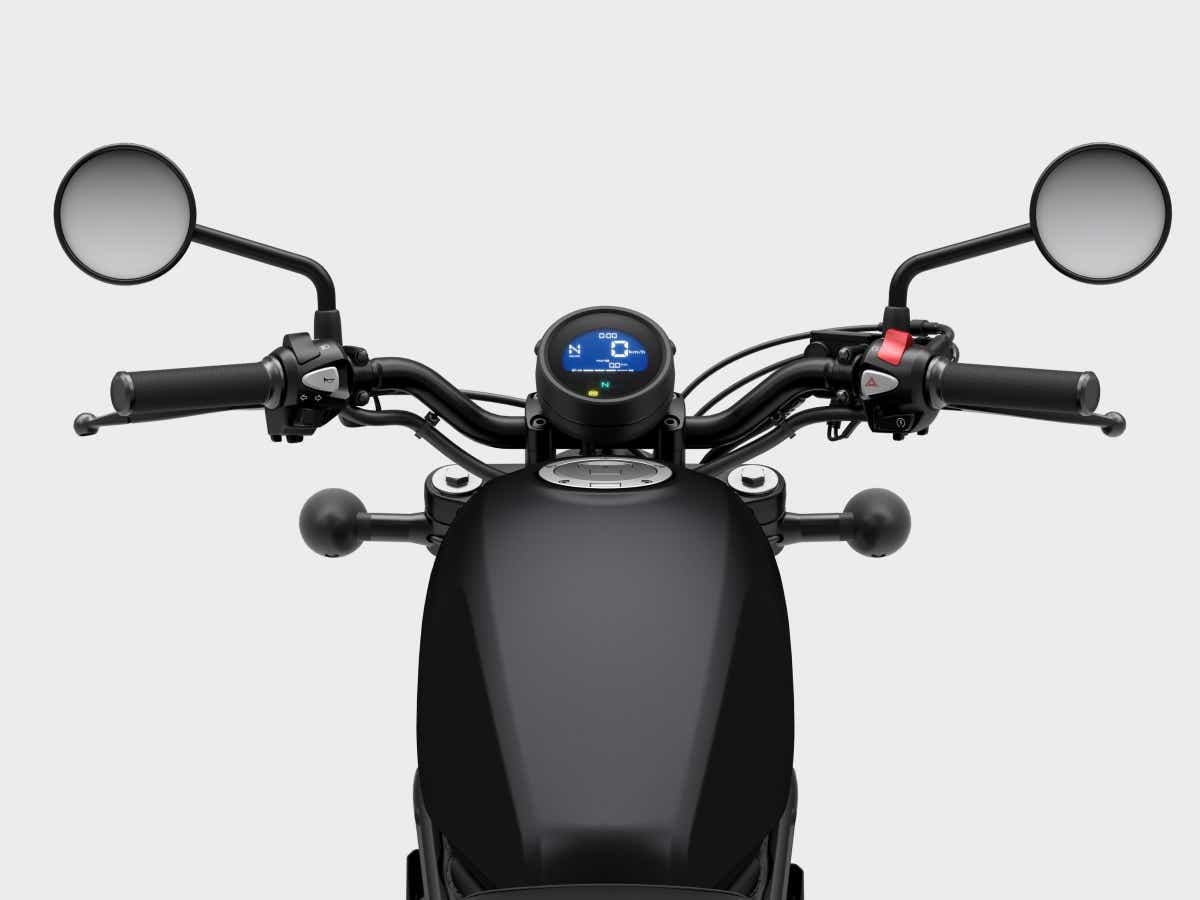 Honda Rebel500 Rider View