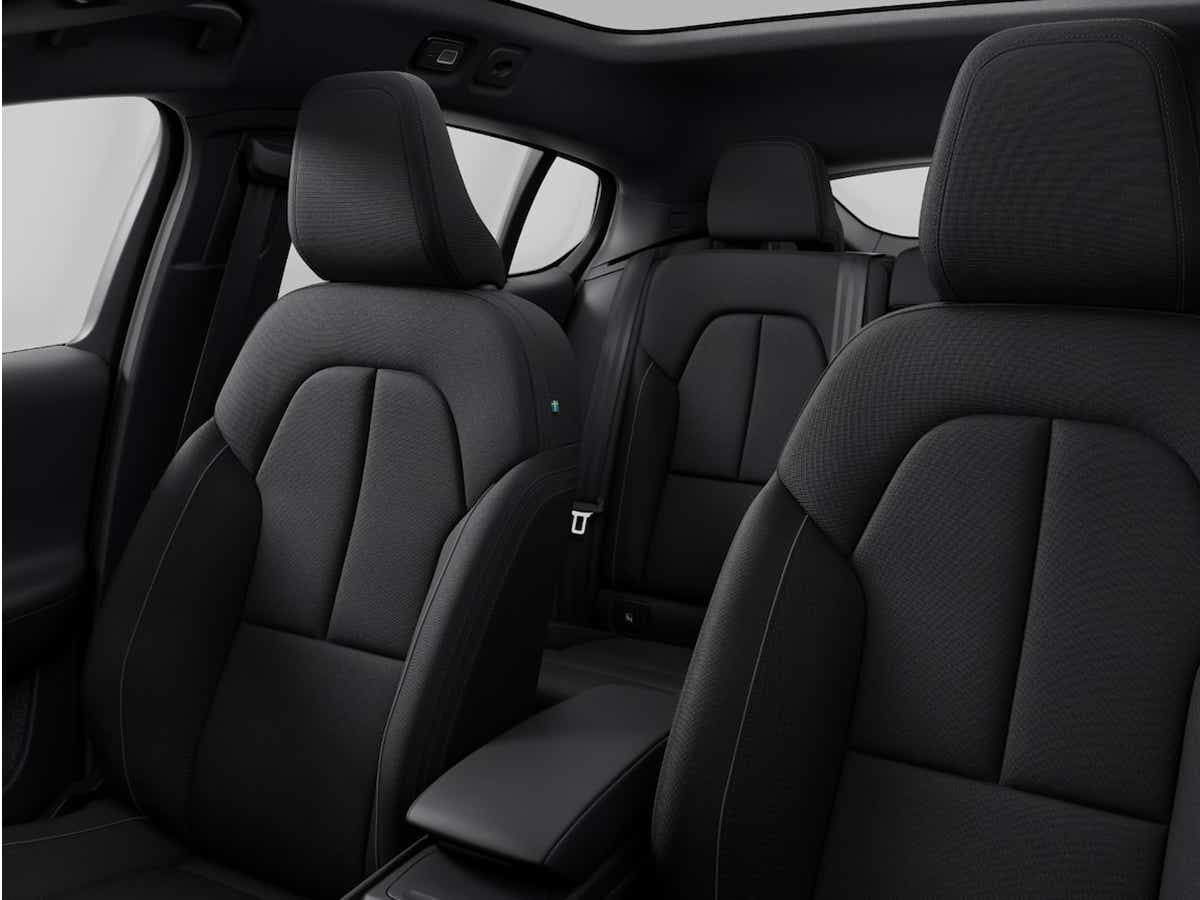 front interior seats of a Volvo EC40