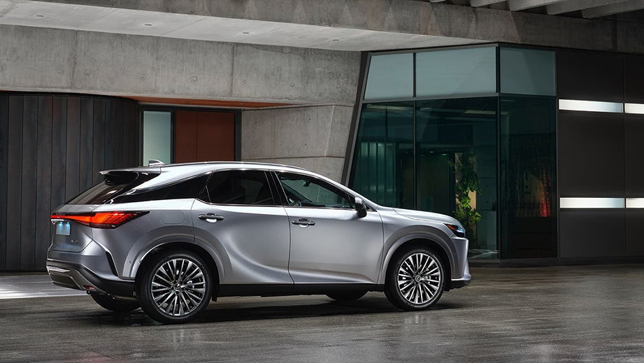 side view of a Lexus RX